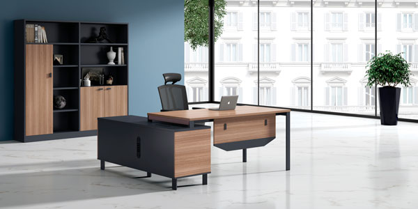 ?，斒宿k公家具|維加系列經(jīng)理辦公桌文件柜組合實物展示視頻