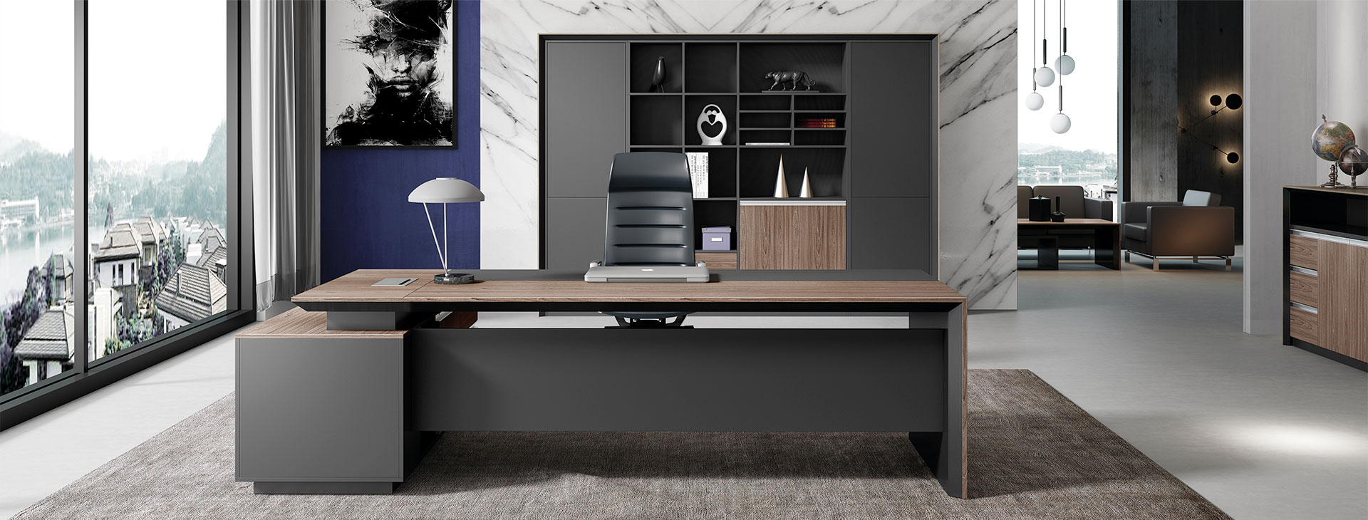 現代板式辦公家具解決方案